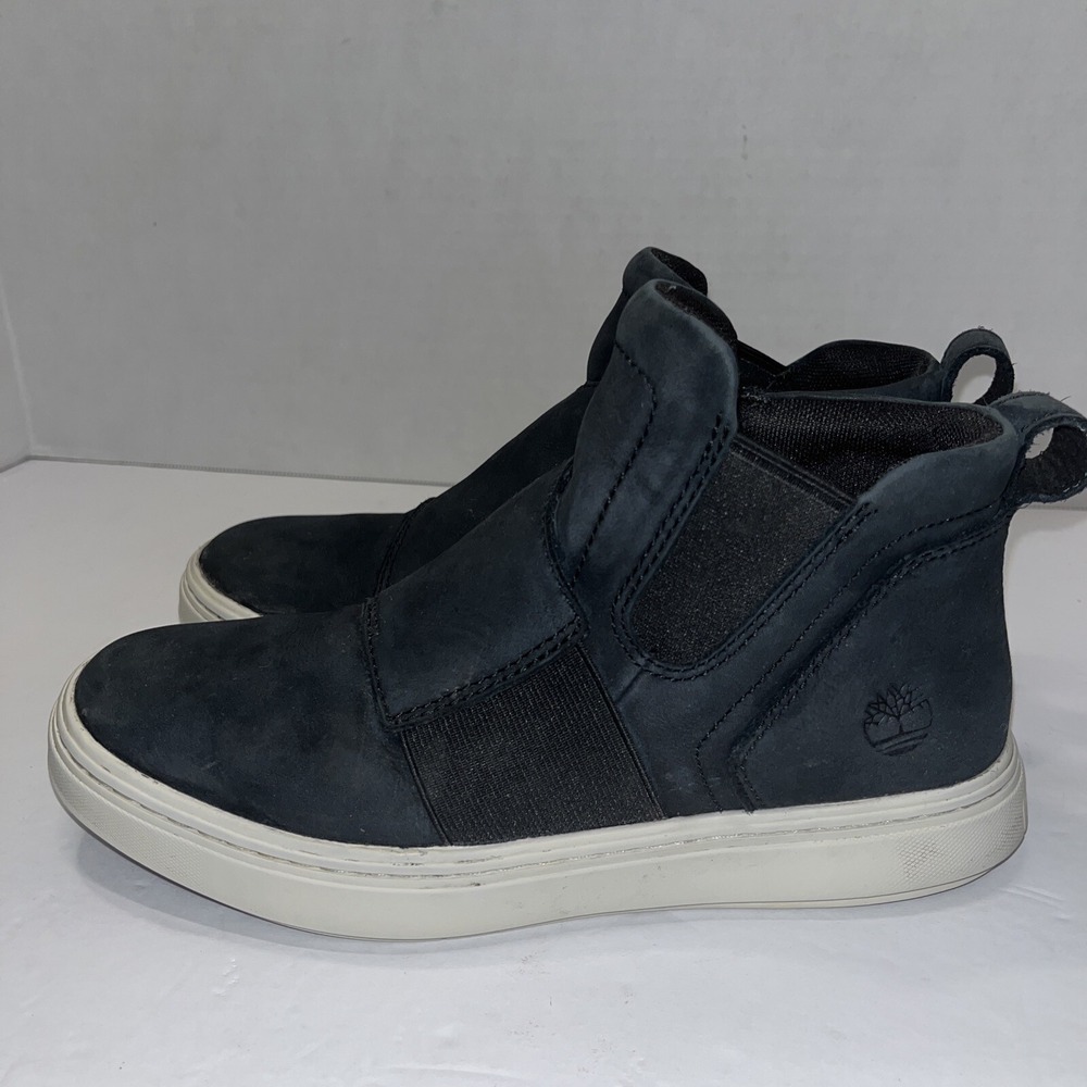 Timberland Womens Londyn Chelsea‎ High Top Pull On Sneaker Boots Sz 6.5 Black - Picture 7 of 15